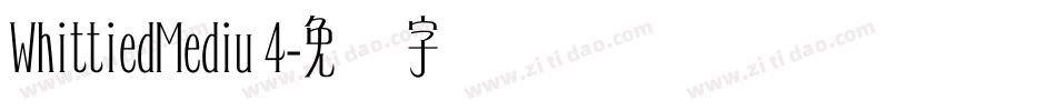 WhittiedMediu 4字体转换